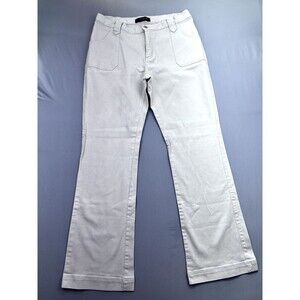 Riveted by Lee Jeans Sz 12 M Petite Womens Slim‎ Fit Bootcut Stretch Denim White